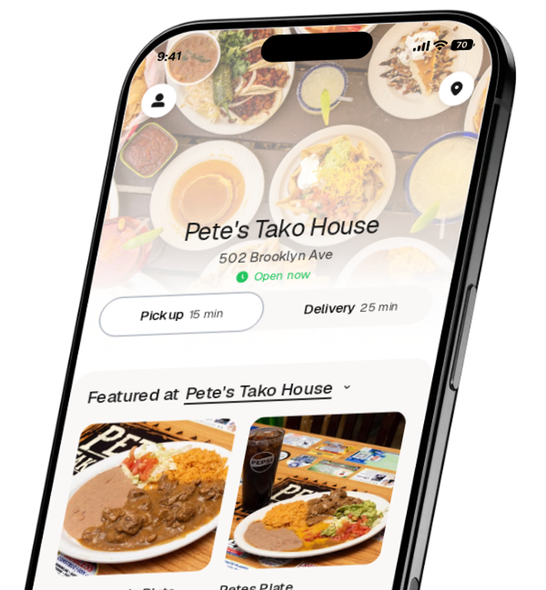 Pete's Tako House app preview
