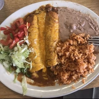 Beef Enchilada Plate