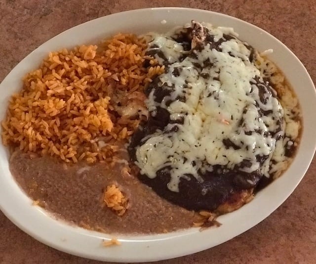 Chicken Mole Plate.