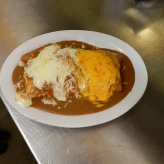 Beef Fajitas Burrito