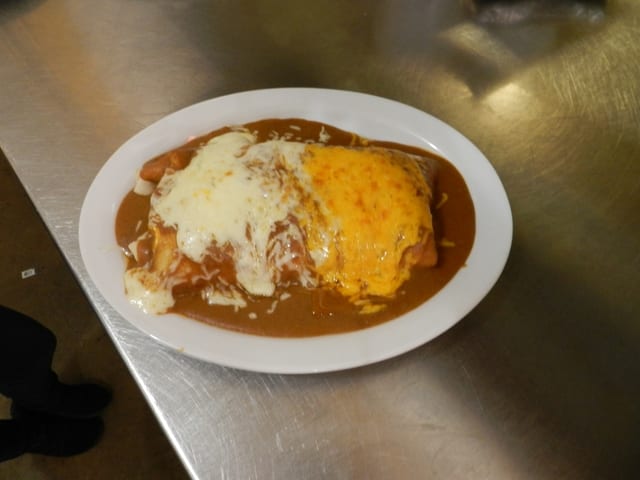 Beef Fajita Burrito.
