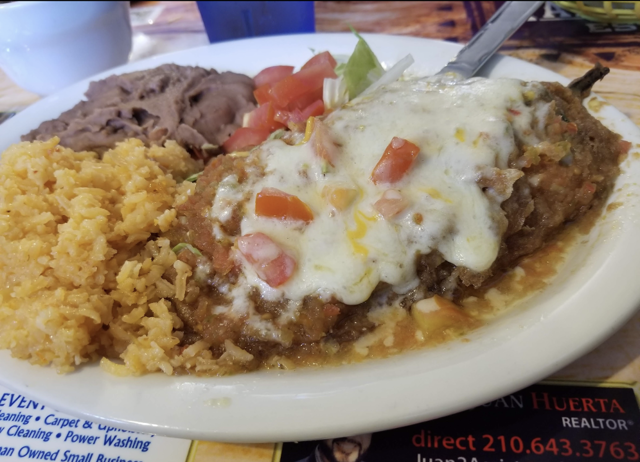 Chile Relleno Plate.
