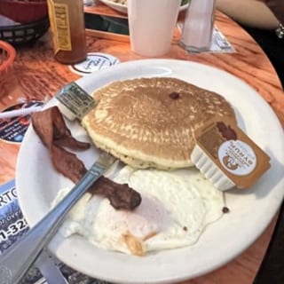 Child's Pancake & Egg Plate