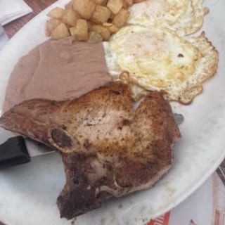 Pork Chop & Eggs Plate