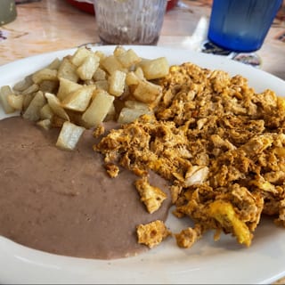 Chorizo & Eggs Plate